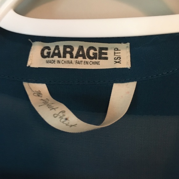 Garage Button Down Blouse - Picture 4 of 4